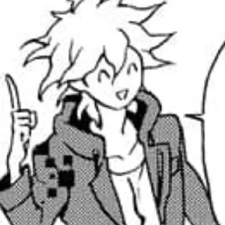 Sticker from Nagito Komaeda
