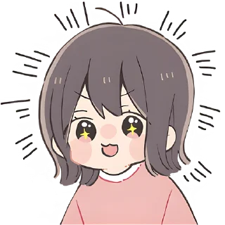 🤩 emoji Анимешная девочка @Nyasticks Telegram sticker 21 of 42