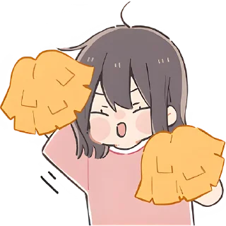 🤩 emoji Анимешная девочка @Nyasticks Telegram sticker 17 of 42