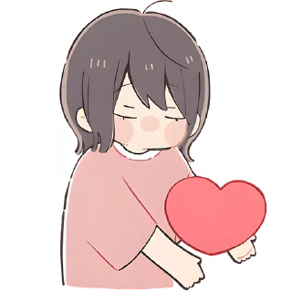 😍 emoji Анимешная девочка @Nyasticks Telegram sticker 14 of 42