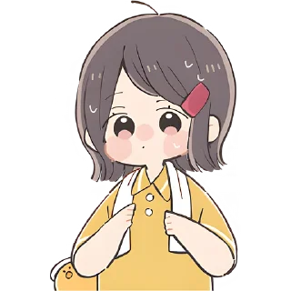 ☺️ emoji Анимешная девочка @Nyasticks Telegram sticker 6 of 42