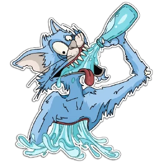 💦 emoji НАТЕ-КА Telegram sticker 10 of 22
