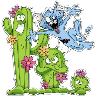 🌵 emoji НАТЕ-КА Telegram sticker 21 of 22