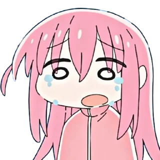 😭 emoji @namiko.chan;bocchi the rock Telegram sticker 21 of 49