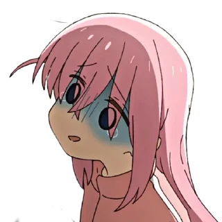 😰 emoji @namiko.chan;bocchi the rock Telegram sticker 7 of 49