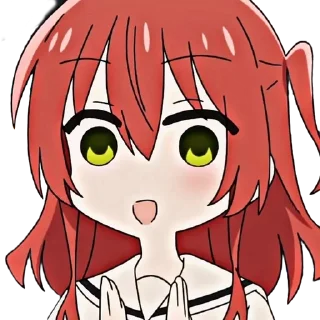😧 emoji @namiko.chan;bocchi the rock Telegram sticker 18 of 49