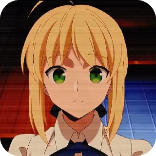 👍 emoji Queen Artoria Telegram sticker 8 of 64