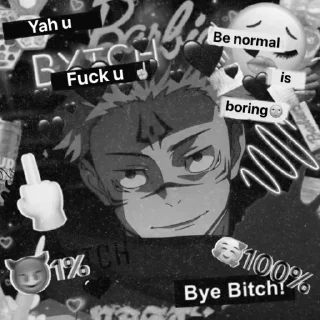 🪱 emoji Jujutsu Kaisen. Telegram sticker 20 of 31