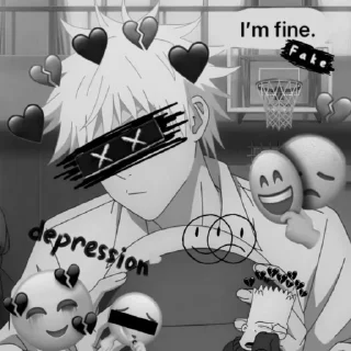 🪱 emoji Jujutsu Kaisen. Telegram sticker 23 of 31