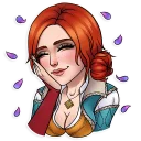 ☺️ emoji Witcher Telegram sticker 8 of 30