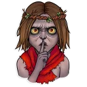 🤫 emoji Witcher Telegram sticker 19 of 30