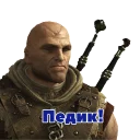 Sticker from Witcher