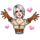 🤗 emoji Witcher Telegram sticker 13 of 30