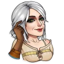 😏 emoji Witcher Telegram sticker 7 of 30