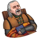 😴 emoji Witcher Telegram sticker 22 of 30