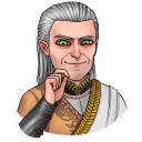 😈 emoji Witcher Telegram sticker 16 of 30