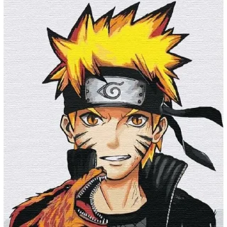 😏 emoji @wowrf NARUTO Telegram sticker 7 of 35