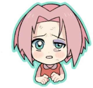 🤧 emoji naruto cute @NarutoOfficialStick Telegram sticker 10 of 60