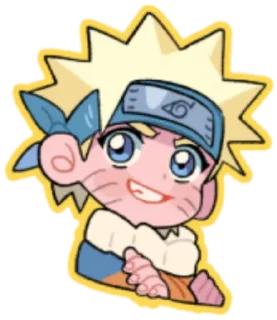 🙂 emoji naruto cute @NarutoOfficialStick Telegram sticker 6 of 60