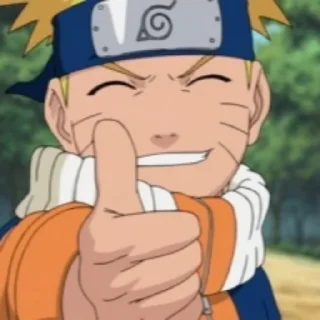 👍 emoji @wowrf NARUTO Telegram sticker 1 of 35