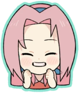 😄 emoji naruto cute @NarutoOfficialStick Telegram sticker 12 of 60