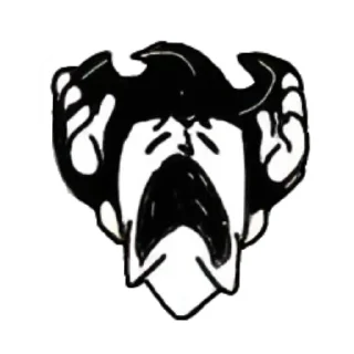 😩 emoji Don't starve together : ) Telegram sticker 15 of 34