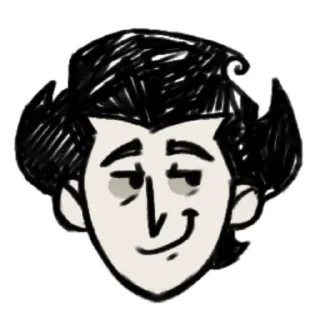 Sticker from Don't starve together : )