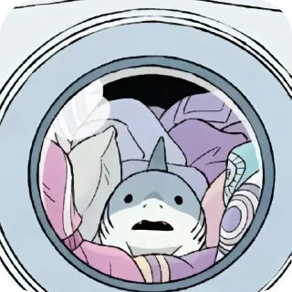 🧺 emoji Jeff the land shark Telegram sticker 7 of 40