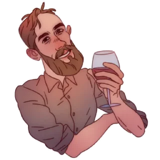 🍷 emoji лучшее тревел шоу Telegram sticker 10 of 20