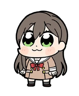 😊 emoji Chibi ★ BanG ☆ Dream! Telegram sticker 15 of 33