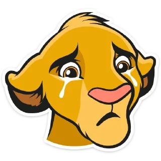 😰 emoji Король Лев :: @TgSticker Telegram sticker 12 of 32