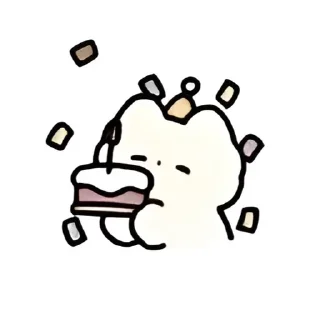 Sticker from Lovely Teddy by @symmiko