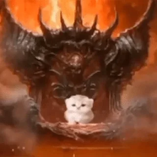 🔥 emoji wholesome kitties Telegram sticker 8 of 19