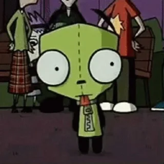 Sticker from Invader Zim • @Earth928B