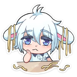 🍝 emoji Эдди '@KatShiStickers' Telegram sticker 15 of 48
