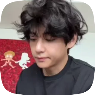 💋 emoji Тэхён @btskanal13 Telegram sticker 15 of 19