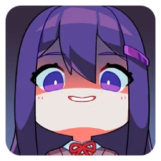 Sticker from Yuri by @anime_stickerr