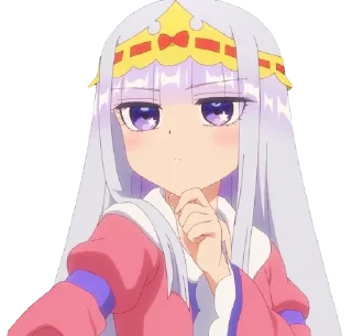 🤔 emoji Maoujou de Oyasumi Telegram sticker 15 of 44