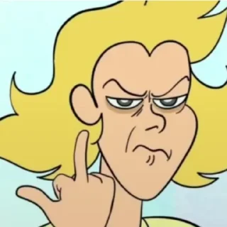 🖕 emoji Чарли ге1 Telegram sticker 9 of 39