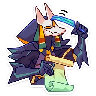 Sticker from Анубис и Ра без текста @TgSticker