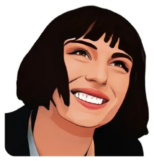 😁 emoji Тео и Пэнси @stickers_HarryPotter Telegram sticker 10 of 25