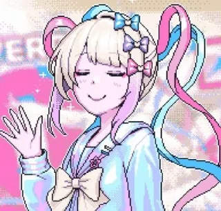 👋 emoji кангел милашка няняня Telegram sticker 2 of 58
