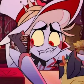 😥 emoji Lucifer//Hazbin hotel Telegram sticker 21 of 120