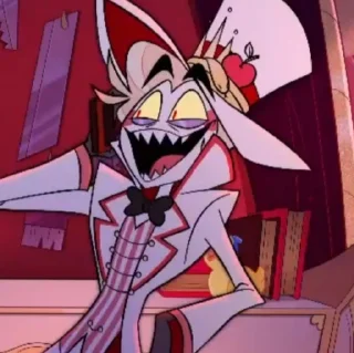 😃 emoji Lucifer//Hazbin hotel Telegram sticker 17 of 120
