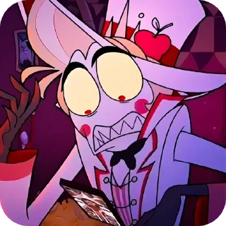 Sticker from lucifer hotel hazbin 🎪