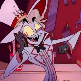 ✊ emoji Lucifer//Hazbin hotel Telegram sticker 18 of 120