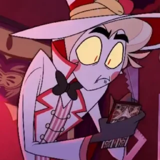 😤 emoji Lucifer//Hazbin hotel Telegram sticker 15 of 120