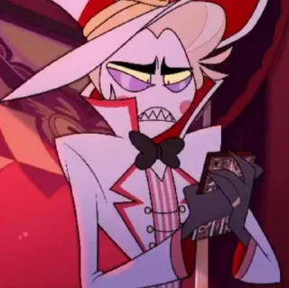 😒 emoji Lucifer//Hazbin hotel Telegram sticker 13 of 120