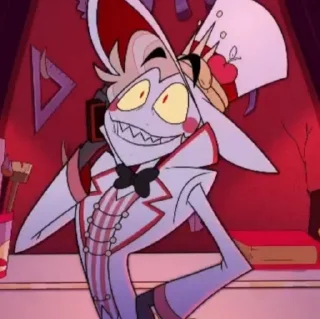 😁 emoji Lucifer//Hazbin hotel Telegram sticker 19 of 120
