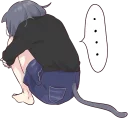 😖 emoji cat girl and dog girl Telegram sticker 14 of 120